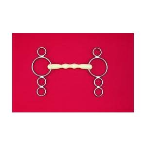 Happy Mouth Pessoa 3 Ring Shaped Mullen Mouth Gag Bit