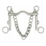 Centaur Stainless steel Weymouth Curb Bit w chain
