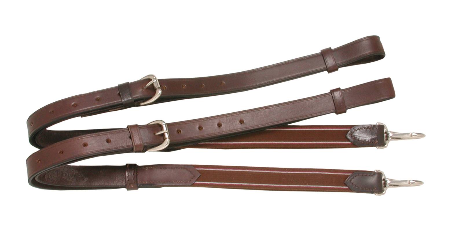 Performers 1st Choice Leather with  Elastic End Side Reins