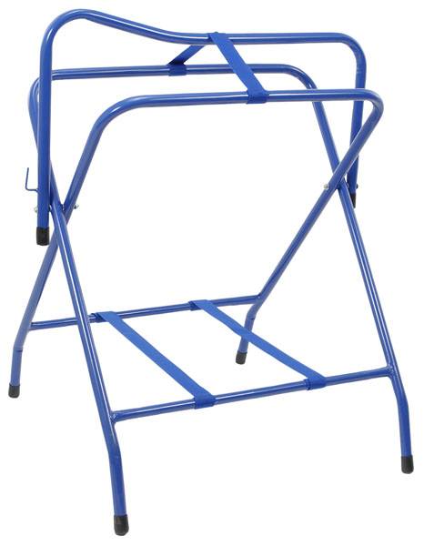 Tough-1 Folding Floor Saddle Rack with Web Bottom