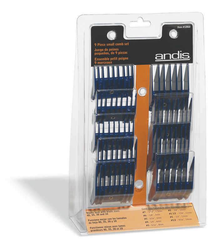 Andis Comb Set for Clippers- 9 Piece