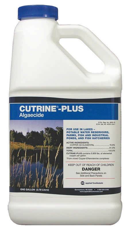 Cutrine-Plus pond algaecide