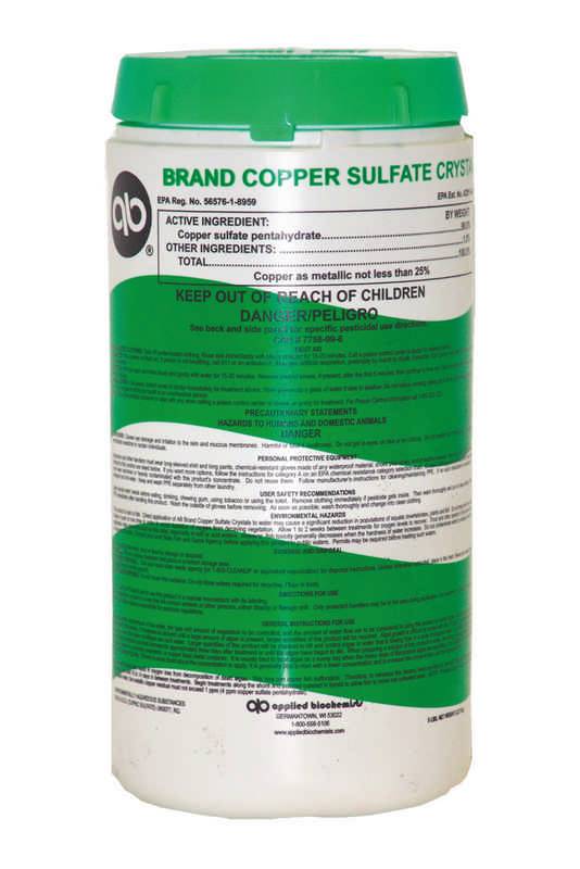 Copper Sulfate for lakes and ponds