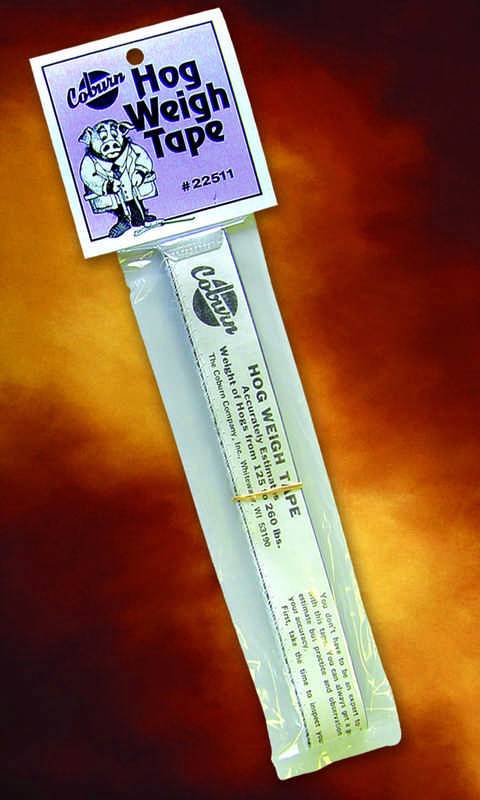 Hog Weigh Tape