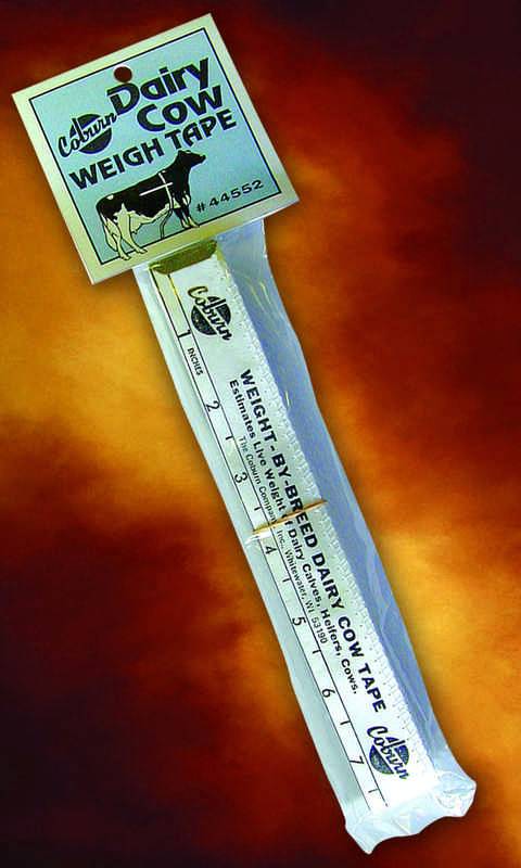 By-Breed Dairy Weigh Tape