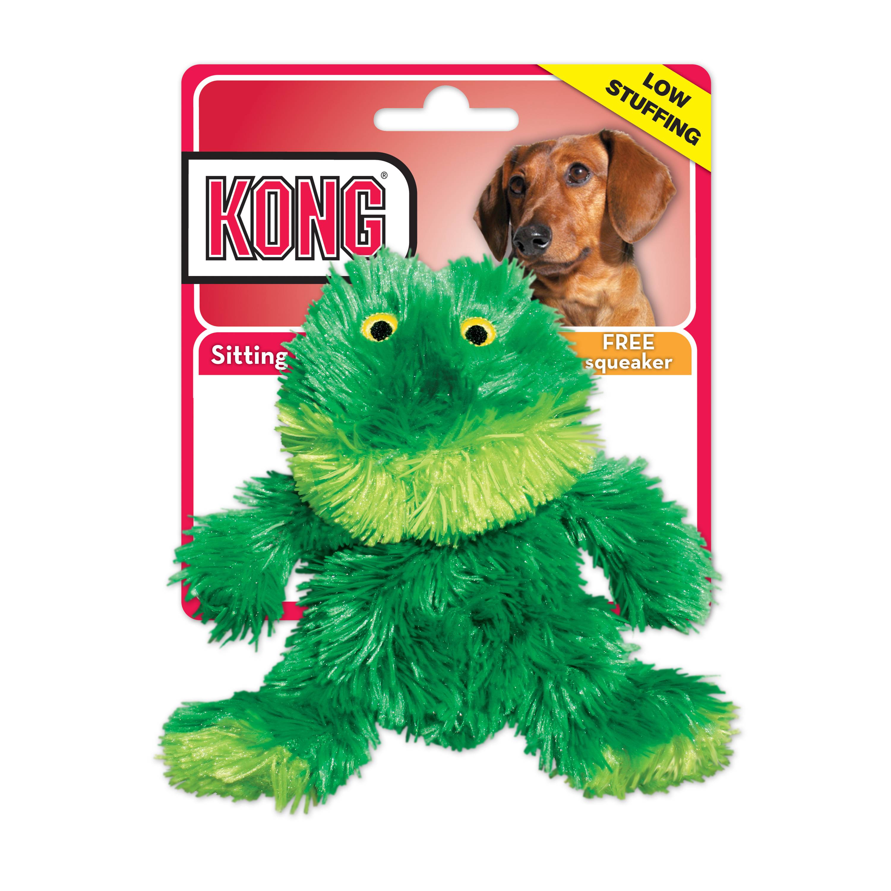 KONG Dr. Noyz Frog Dog Toy