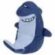 Deedle Dude Shark Plush Dog Toy