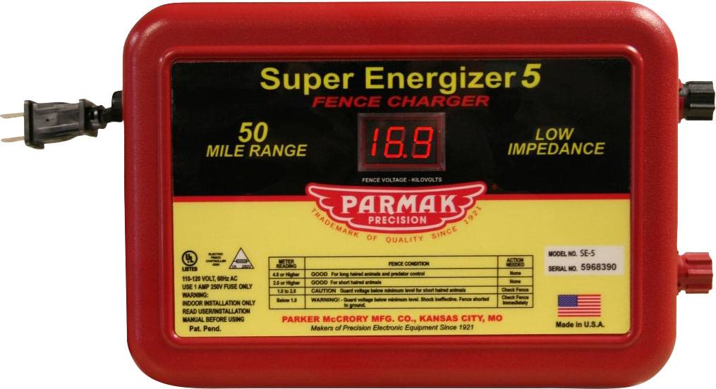 Parmak Super Energizer 5 Fence Charger