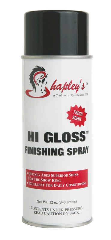 Shapley's Hi Gloss Finishing Spray for Horses