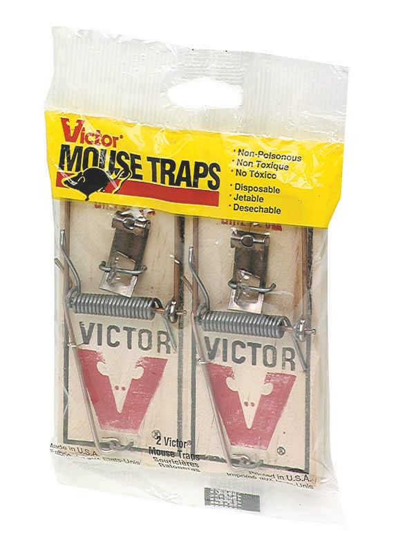Twin Wood Mouse Trap