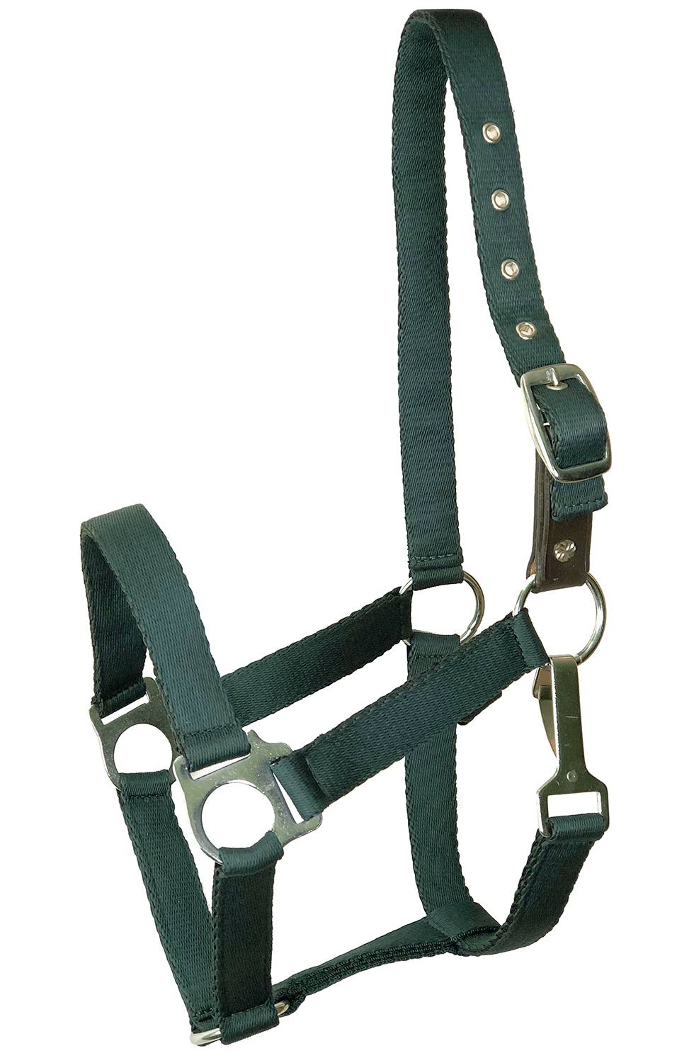 401119-HUNTER GREEN-WEANLING Gatsby Ultra Soft Nylon Safety Halter sku 401119-HUNTER GREEN-WEANLING