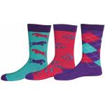 TuffRider Kids Trio Ankle Socks