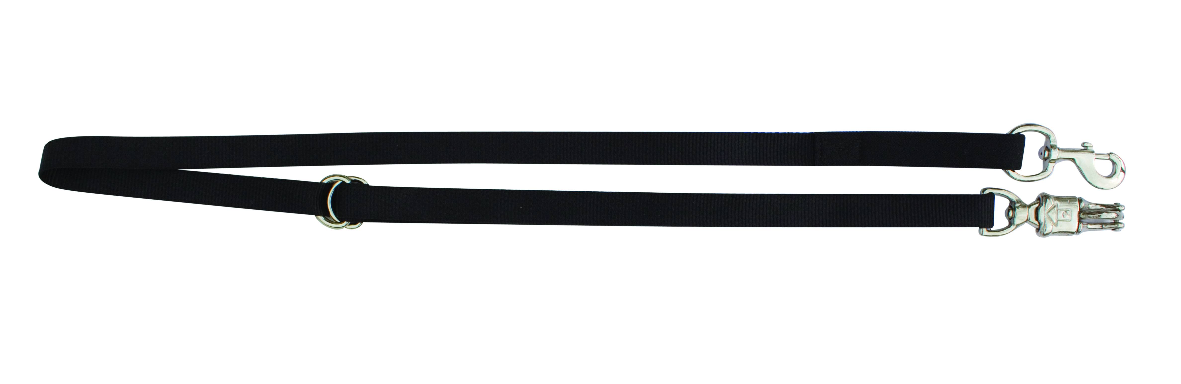 Perri's Black Elastic Cross Tie