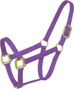 Abetta Nylon Halter - Brass Hardware