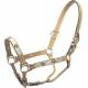 Cowboy Pro Leather Show Halter With Star Silver