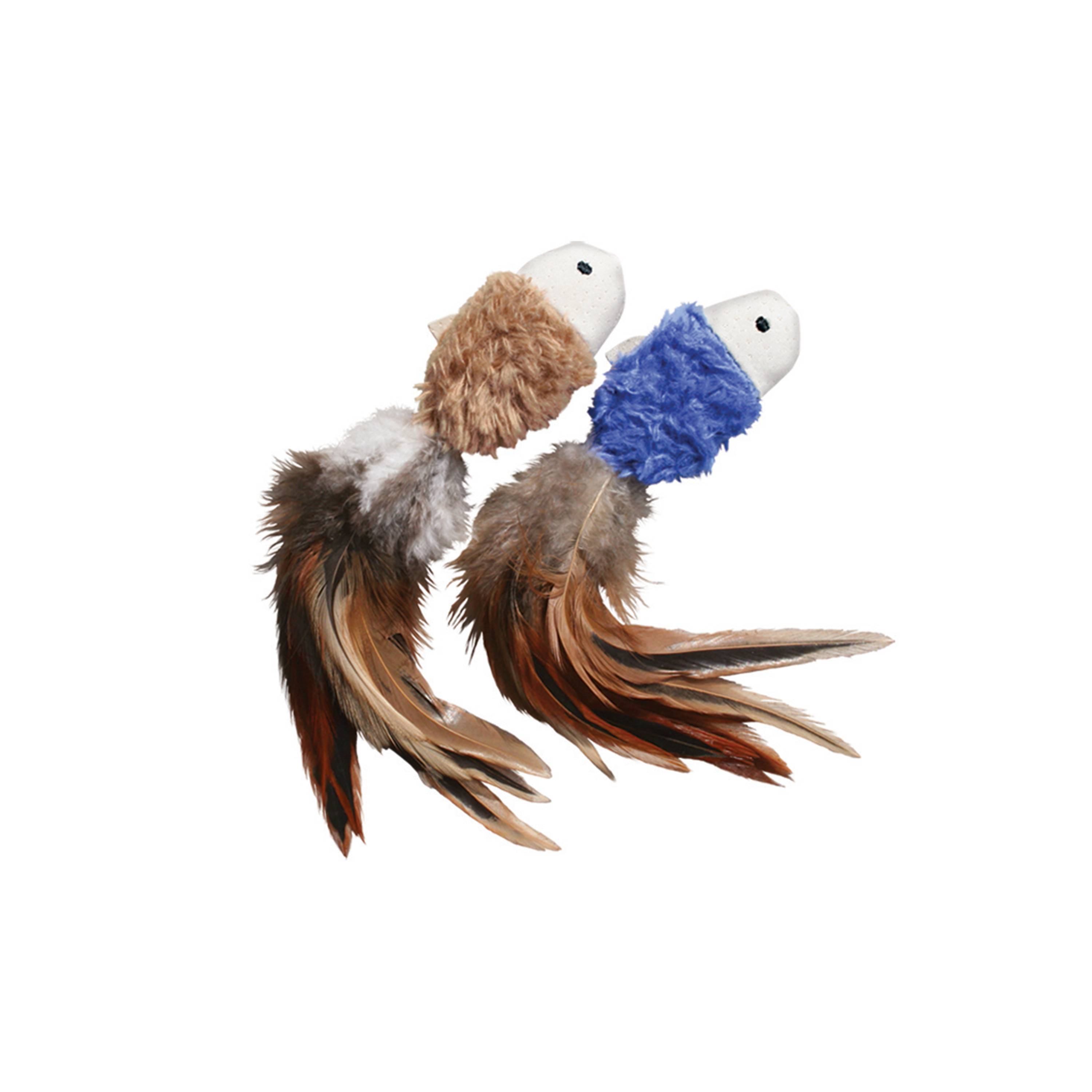 KONG Naturals Crinkle Fish - 2 Pack