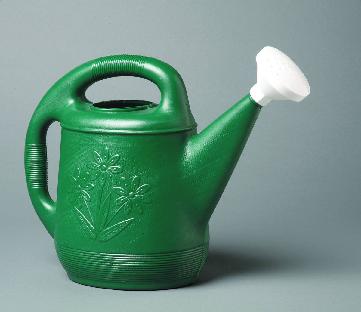 Novelty Classic Plastic Watering Can, Green, 2 Gallons - Green