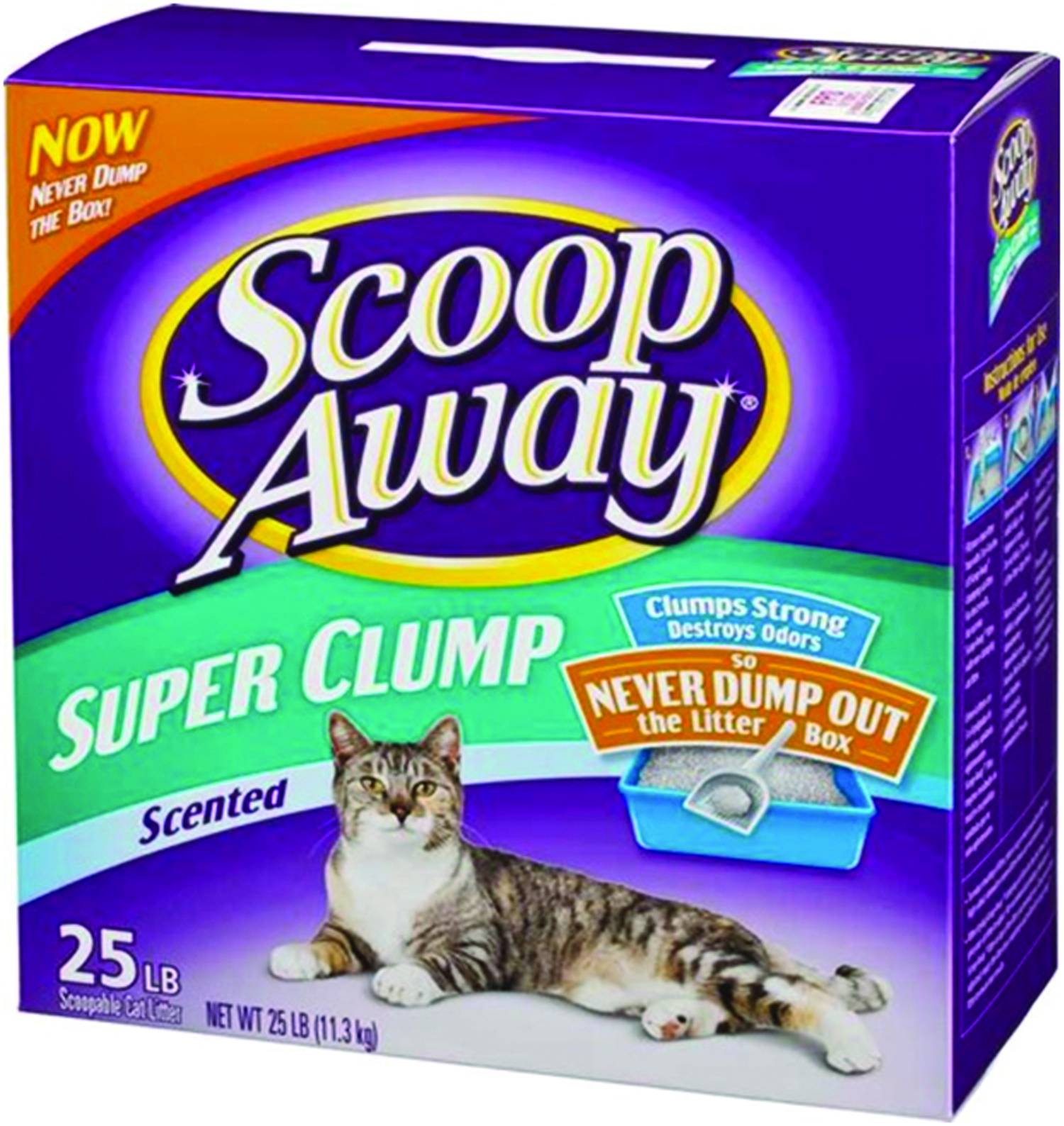 Scoop away super clearance clump unscented cat litter