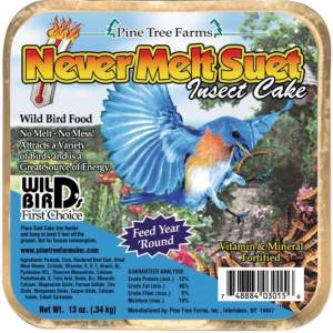 Pine Tree Farms Never Melt Suet Insect Cake - Case of 12