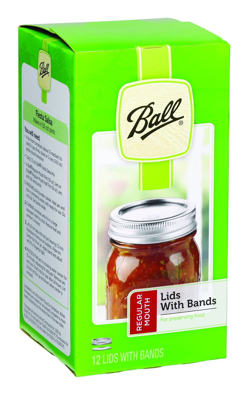 Ball Regular Lids with  Bands