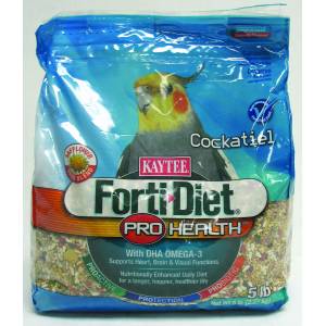 Kaytee Forti-Diet Pro Health Cockatiel Diet W Safflower