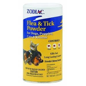 Zodiac Dog/Cat Flea Tick Powder