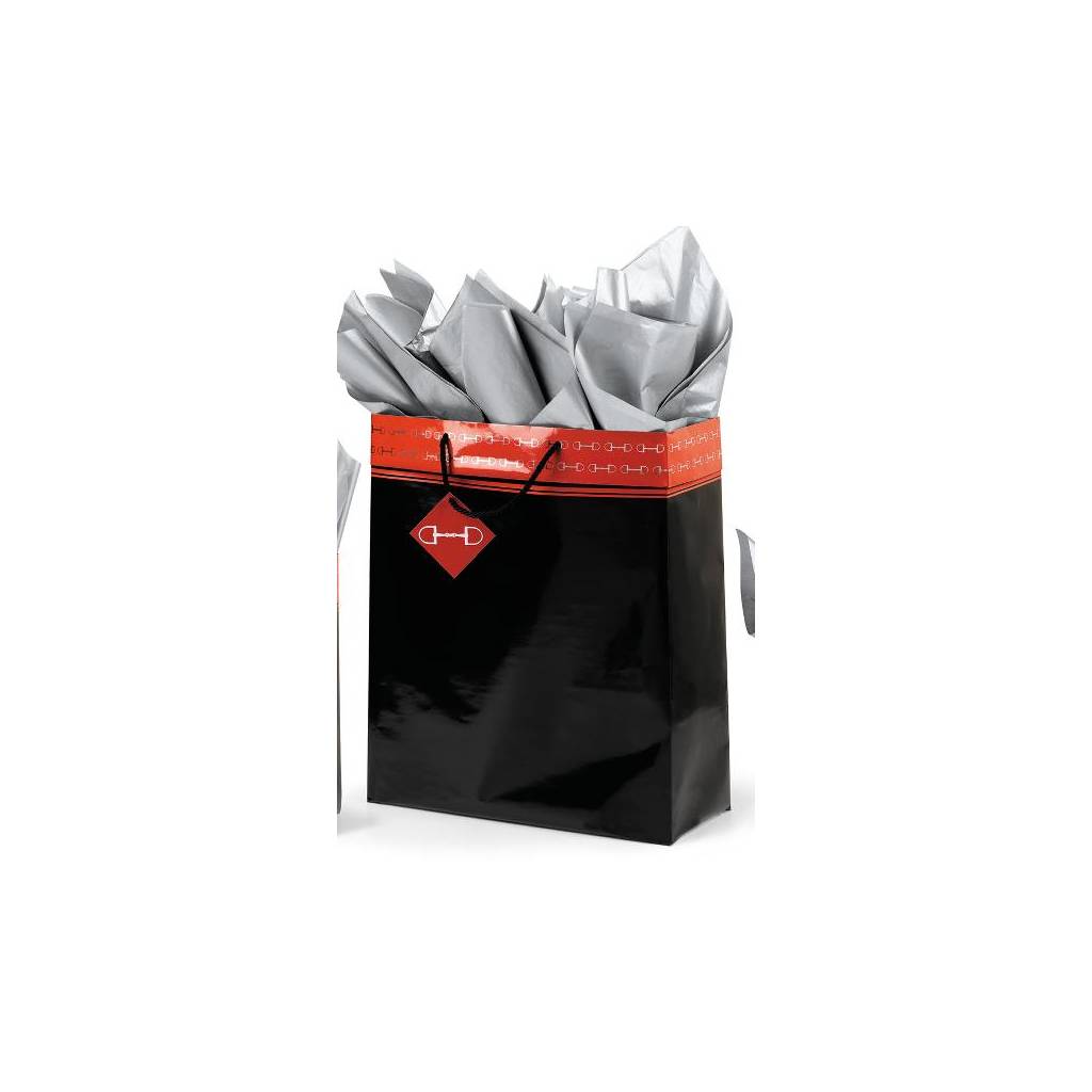 Polished Bits Super Jumbo Gift bag - Black/Red