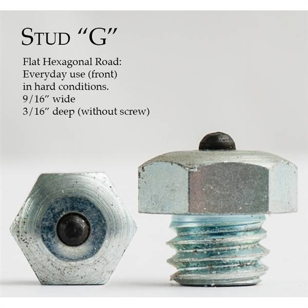 Nunn Finer Flat Hexagonal Road Studs - Pack of 10