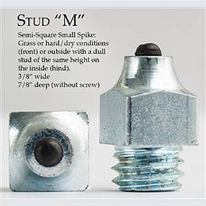 Nunn Finer Semi-Square Small Spike Studs - Pack of 10