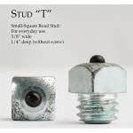 Nunn Finer Small-Square Road Stud Studs - Pack of 10