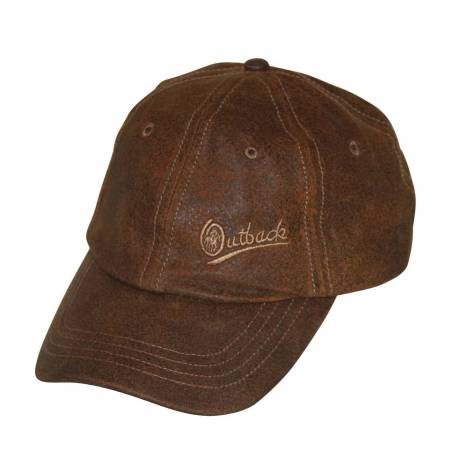 Outback Trading Leather Slugger Cap