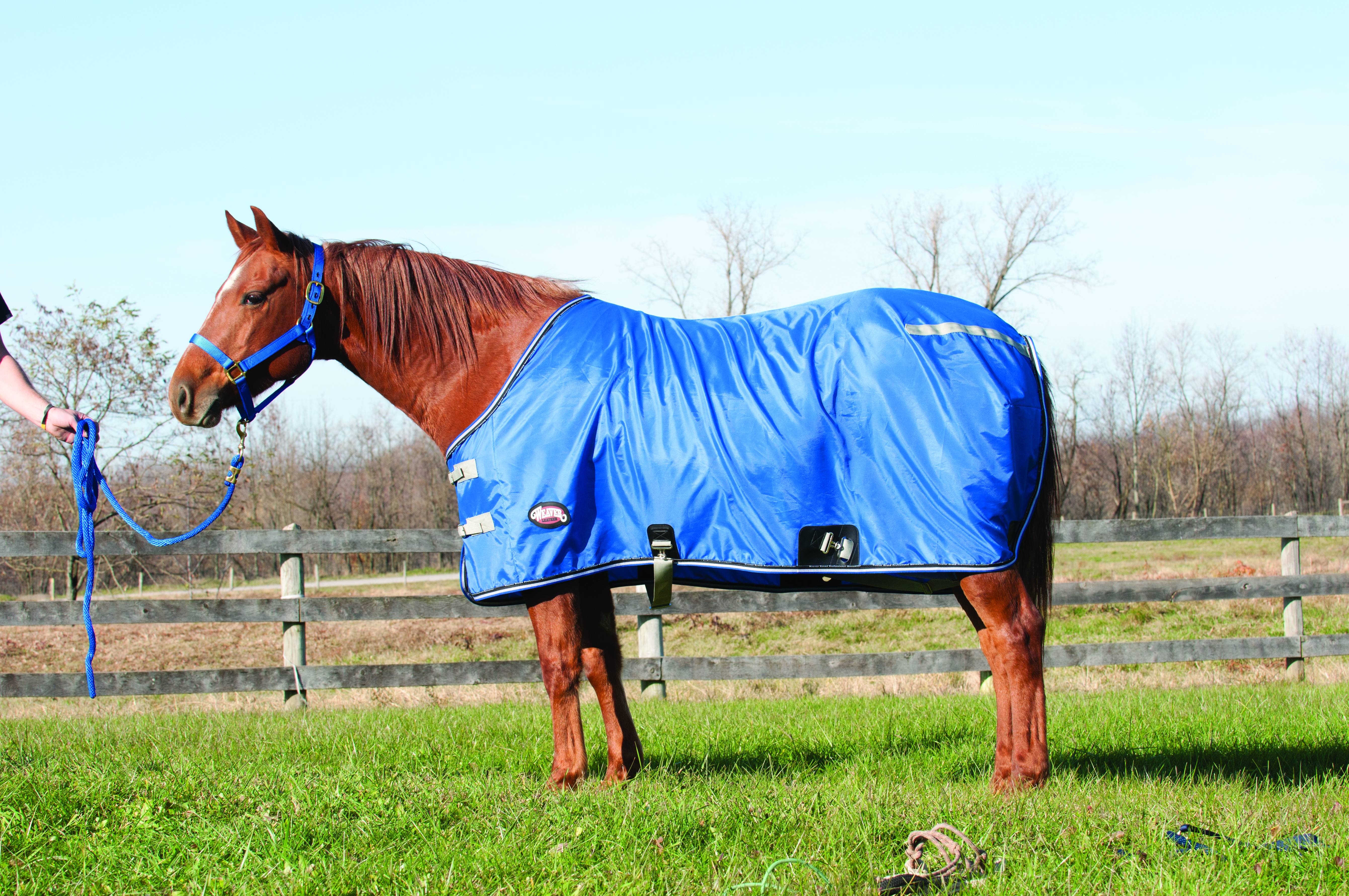 Tough-1 420D Water Resistant Buckle Front Sheet Horse Tack Equine 34-1025 