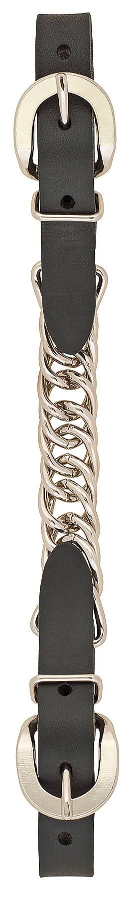 Weaver Single Flat Link Chain Curb Strap - Natural