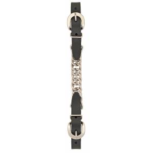 Weaver Single Flat Link Chain Curb Strap - Natural