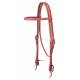Weaver Single-Ply Browband Headstall w/Nickel Plated Hardware