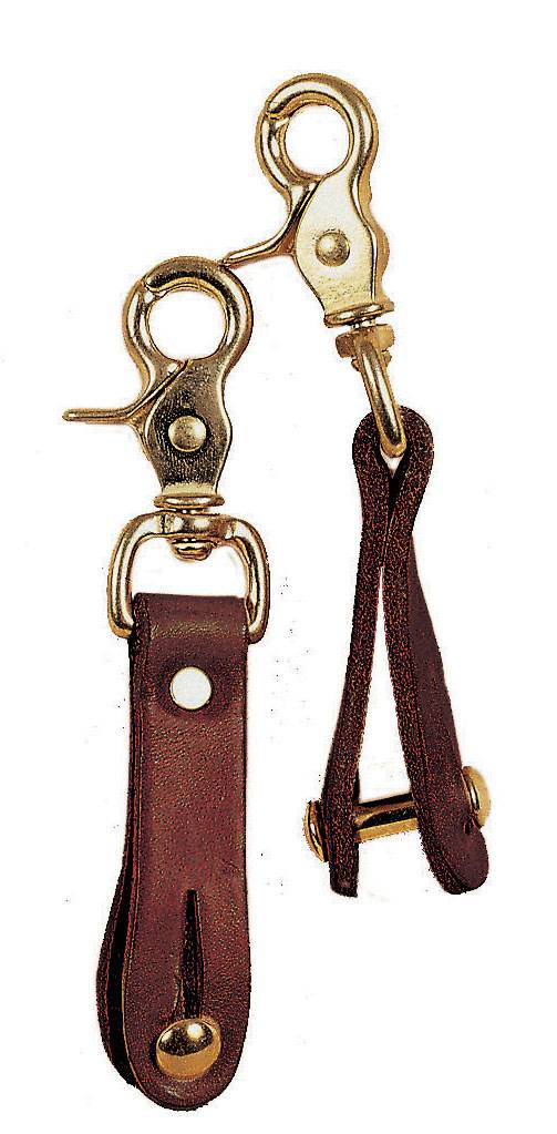 Tory Leather Slide Assembly For Pulley Draw Reins