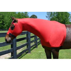 Tabelo StretchX Pull On Slicker Hood - Red - Small (500-800lbs)