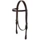 Weaver Bridle Leather Browband Headstall