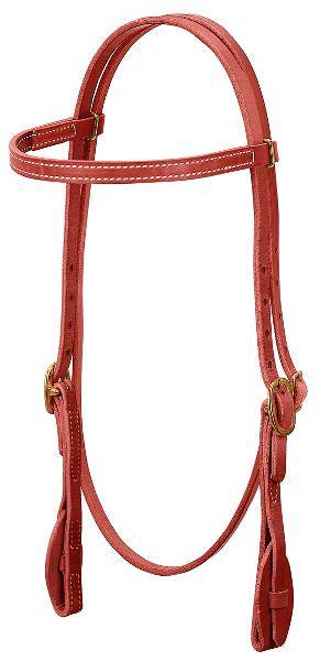 Weaver Quick Change Browband Headstall with Leather Tab Bit Ends