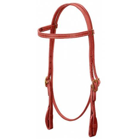 Weaver Quick Change Browband Headstall with Leather Tab Bit Ends