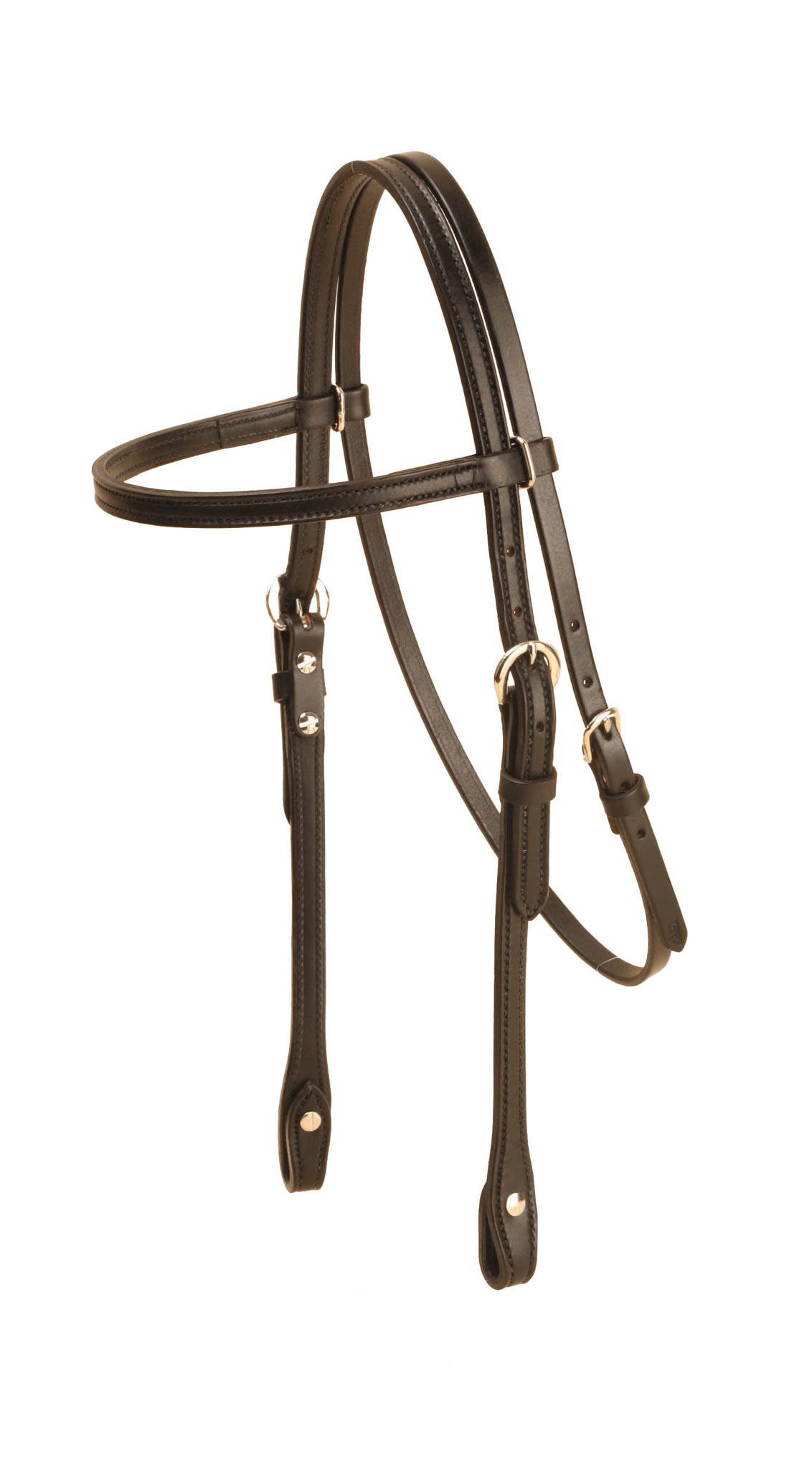 Tory Leather Brow Band Headstall