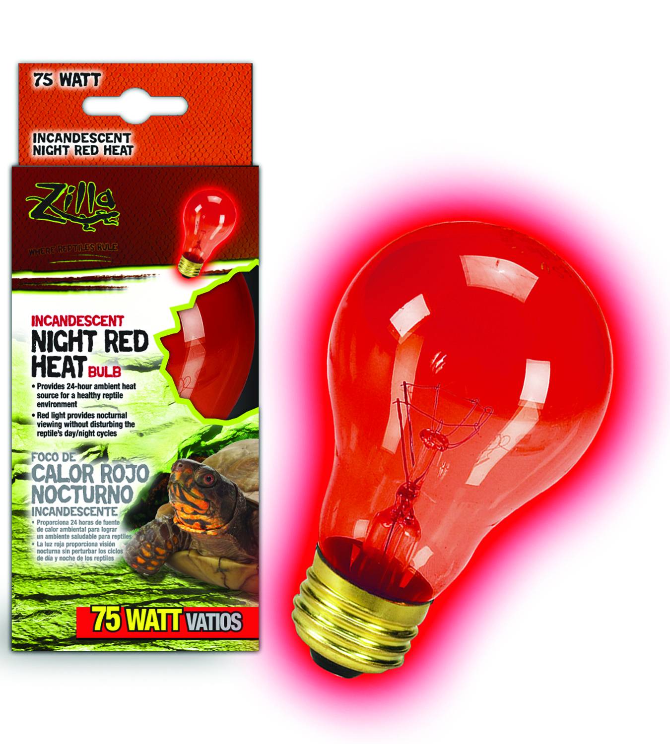 Лампа 100 ватт. Reptile one Night Heat Lamp.