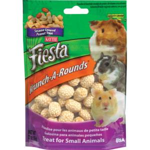 Kaytee Krunch-A-Rounds with  Peanut Center For All Small Animals