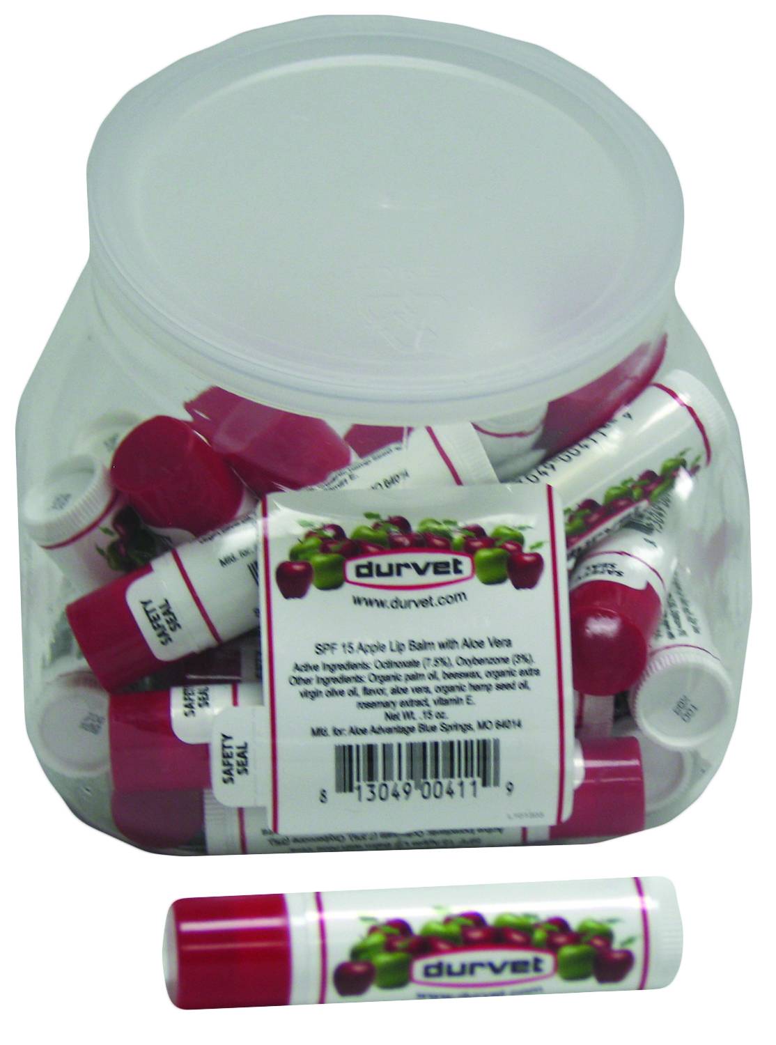 Durvet Lip Balm Bubble Display
