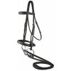 Da Vinci Fancy Raised Padded Comfort Crown Bridle with Fancy Raised Laced Reins