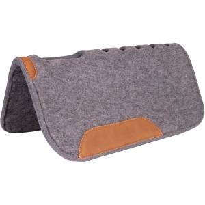 Mustang Felt Contoured Pad with Top Grain Wear Leathers
