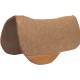 Mustang Tan Wool Trail Riding Pad with Top Grain Wear Leathers