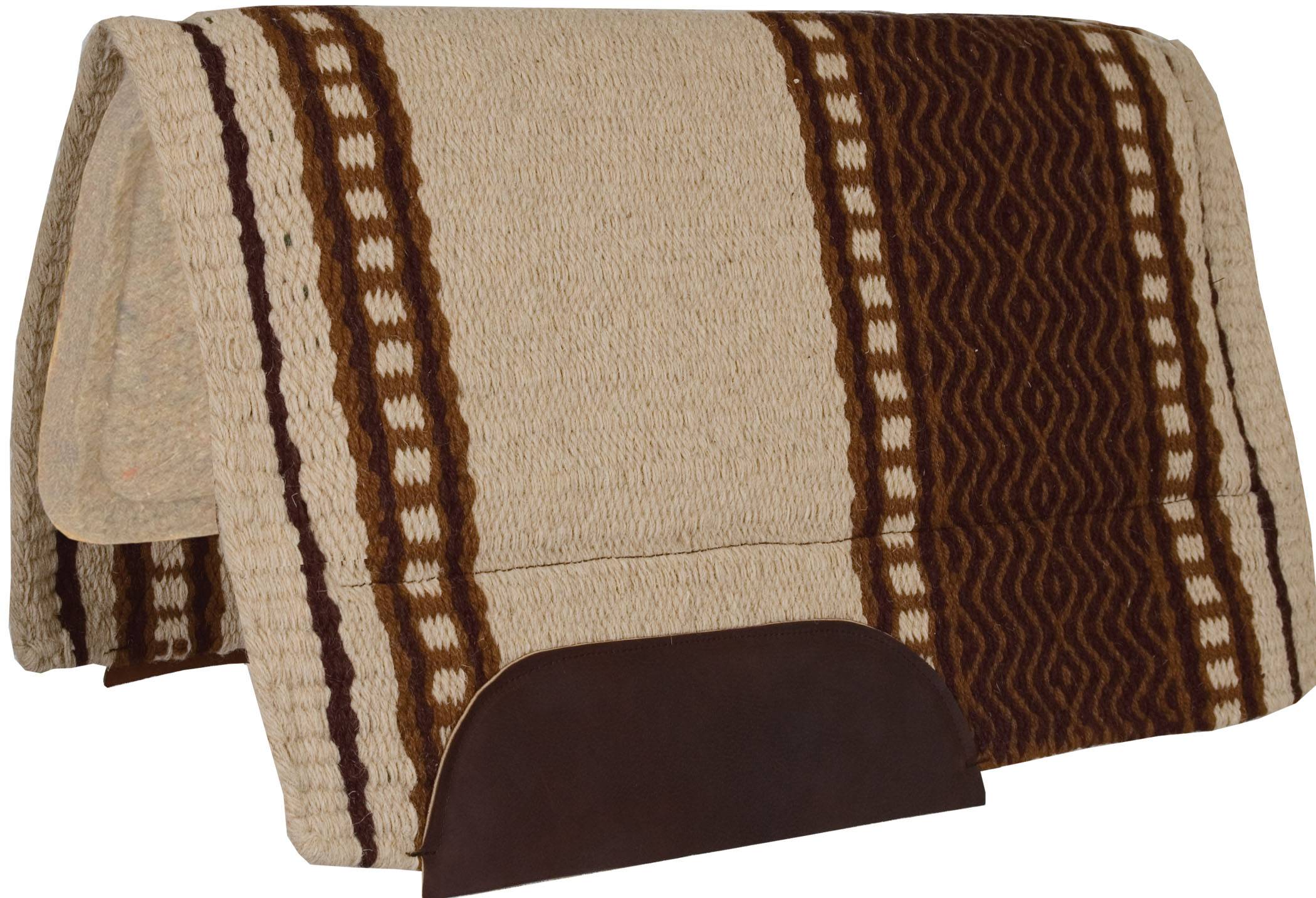 Mustang New Zealand Wool Pad with Tan Wool Bottom