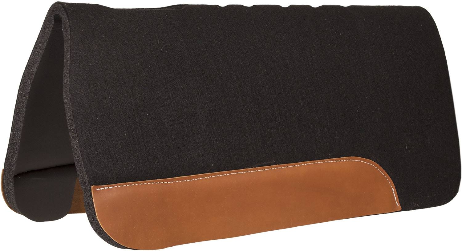 Mustang Felt Top PVC Pad with Top Grain Wear Leathers