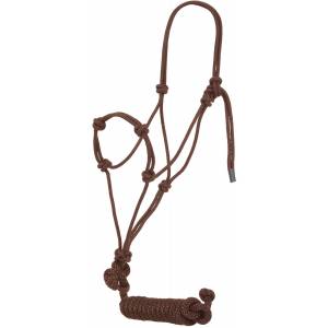 Mustang Knotted Training Halter with 12' Lead